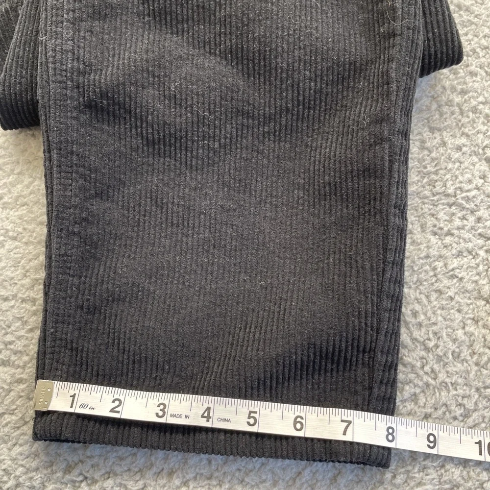 Empyre Tori Corduroy Pants Womens 8 Black‎ High Rise 90s Skate